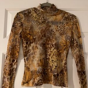 St. John Sport by Marie Gray mock turtleneck top